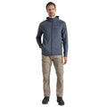Blue Navy Marl - Lifestyle - Craghoppers Mens Deft Nosilife Full Zip Hoodie