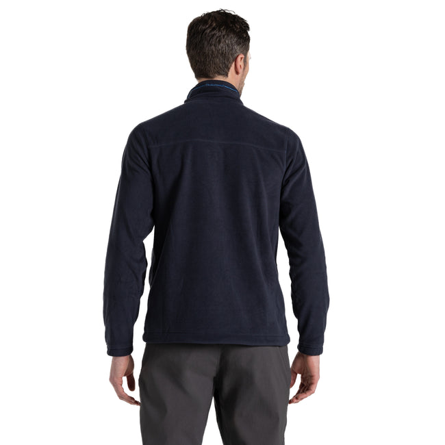 Dark Navy - Back - Craghoppers Mens Corey Plus II Insulated Fleece Jacket