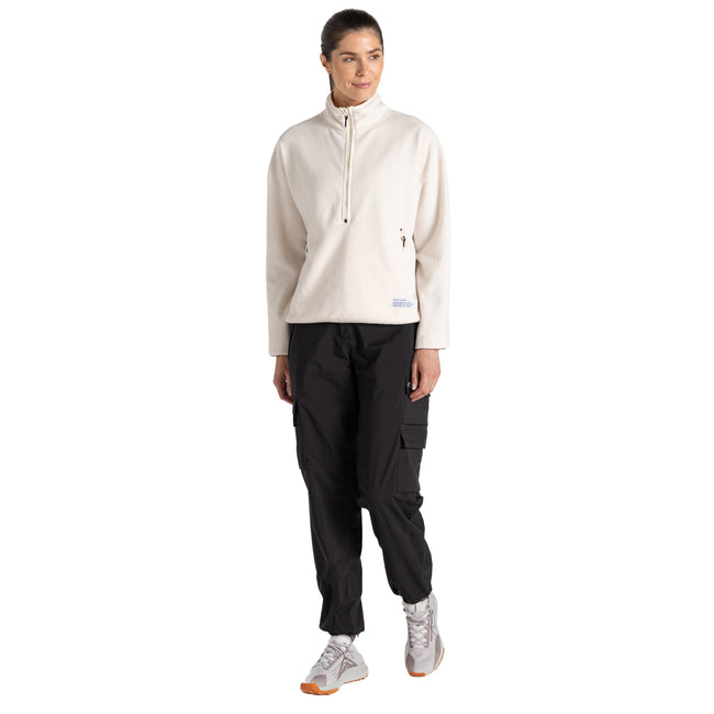 Black - Side - Craghoppers Womens-Ladies Natales Cargo Waterproof Trousers