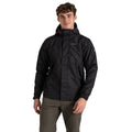 Black - Front - Craghoppers Mens Ossus Waterproof Jacket