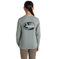 Lichen Green - Back - Craghoppers Childrens-Kids Cruz Nosilife Long-Sleeved T-Shirt