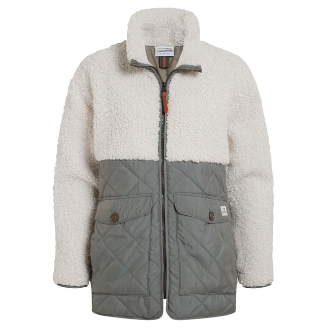 Calico-Vert - Front - Craghoppers Womens-Ladies Hybrid Jacket