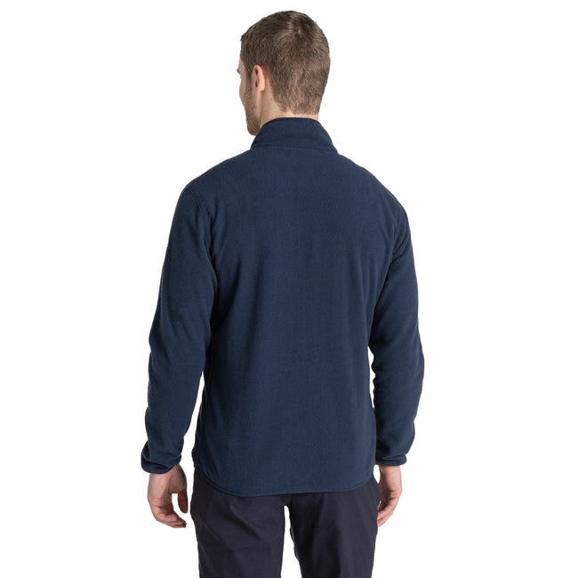 Blue Navy - Back - Craghoppers Mens CO2 Renu Technology Fleece Jacket