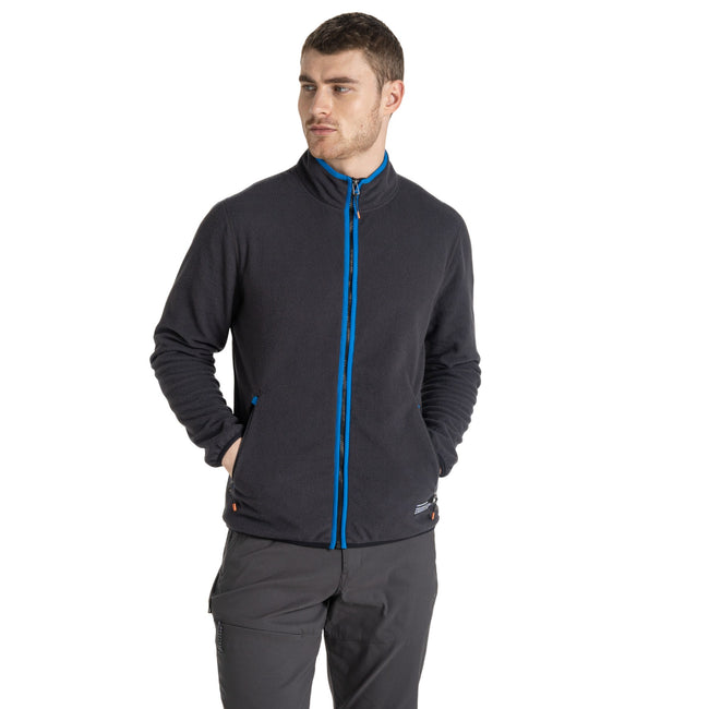 Black Pepper - Side - Craghoppers Mens CO2 Renu Technology Fleece Jacket