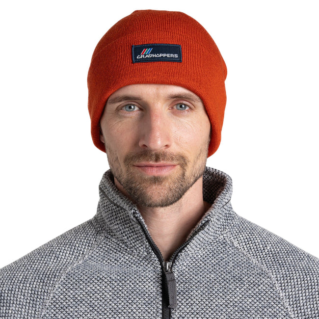 Carnelian Orange - Back - Craghoppers Unisex Adult Archive II Beanie