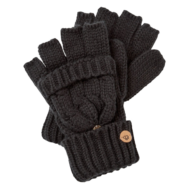 Black - Front - Craghoppers Womens-Ladies Niamh Mittens