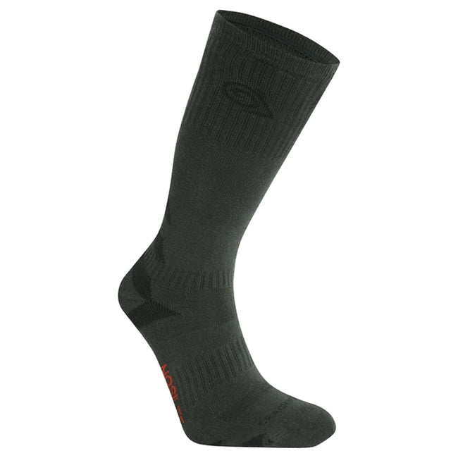 Black Pepper-Black - Front - Craghoppers Unisex Adult Adventure Insect Repellent Boot Socks