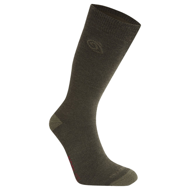 Woodland Green - Front - Craghoppers Unisex Adult Wool Blend Insect Repellent Boot Socks