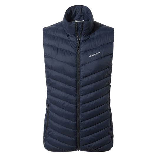 Blue Navy - Front - Craghoppers Womens-Ladies Compresslite VII Gilet