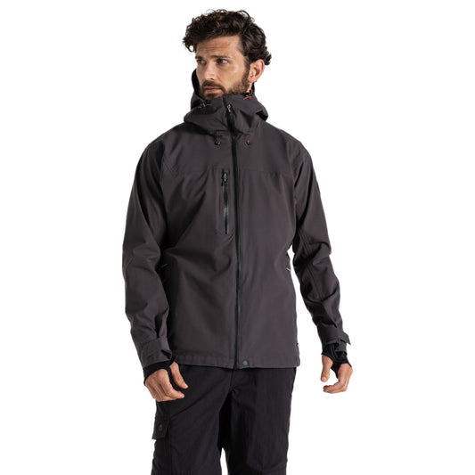 Carbon Grey - Front - Craghoppers Mens Richmond Stretch Waterproof Jacket