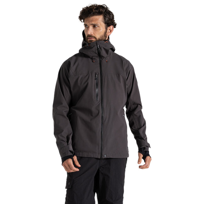 Carbon Grey - Front - Craghoppers Mens Richmond Stretch Waterproof Jacket