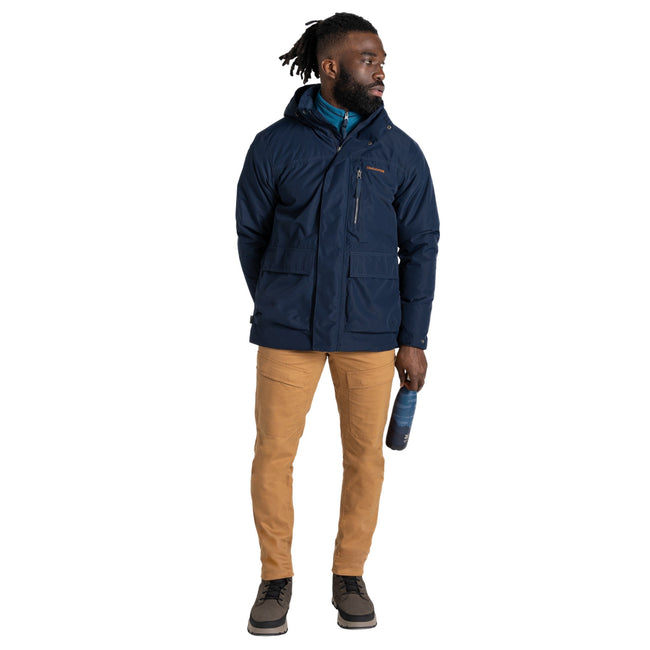 Blue Navy - Lifestyle - Craghoppers Mens National Trust Padley Waterproof Jacket