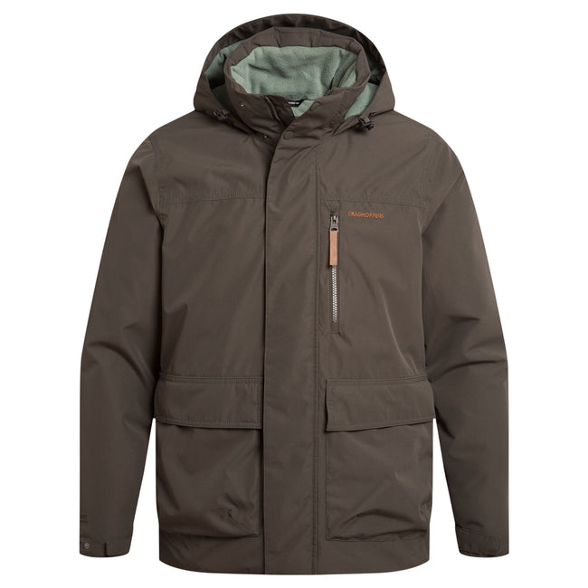 Woodland Green - Front - Craghoppers Mens National Trust Padley Waterproof Jacket