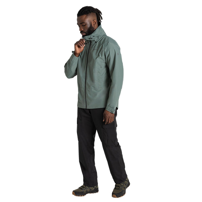 Black - Side - Craghoppers Womens-Ladies Indus Waterproof Cargo Trousers