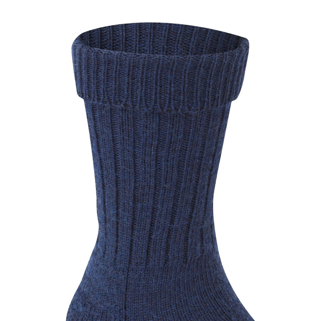 Navy Marl - Back - Craghoppers Unisex Adult Hiker Wool Boot Socks