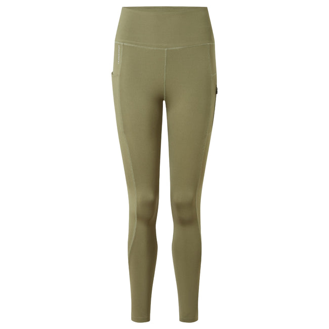 Wild Olive - Front - Craghoppers Womens-Ladies Kiwi Pro Plain Leggings
