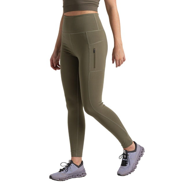 Wild Olive - Lifestyle - Craghoppers Womens-Ladies Kiwi Pro Plain Leggings