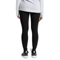 Black - Back - Craghoppers Womens-Ladies Kiwi Pro Plain Leggings