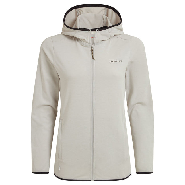 Light Grey Marl - Front - Craghoppers Womens-Ladies Afia Nosilife Hooded Jacket