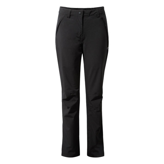 Black - Front - Craghoppers Womens-Ladies Airedale II Waterproof Trousers