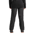 Black - Back - Craghoppers Womens-Ladies Aysgarth II Thermal Waterproof Trousers