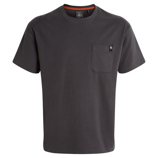 Carbon Grey - Front - Craghoppers Mens Wakefield Workwear Pocket T-Shirt