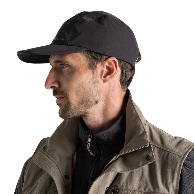 Black Pepper - Side - Craghoppers Unisex Adult Multi Active II Nosilife Baseball Cap
