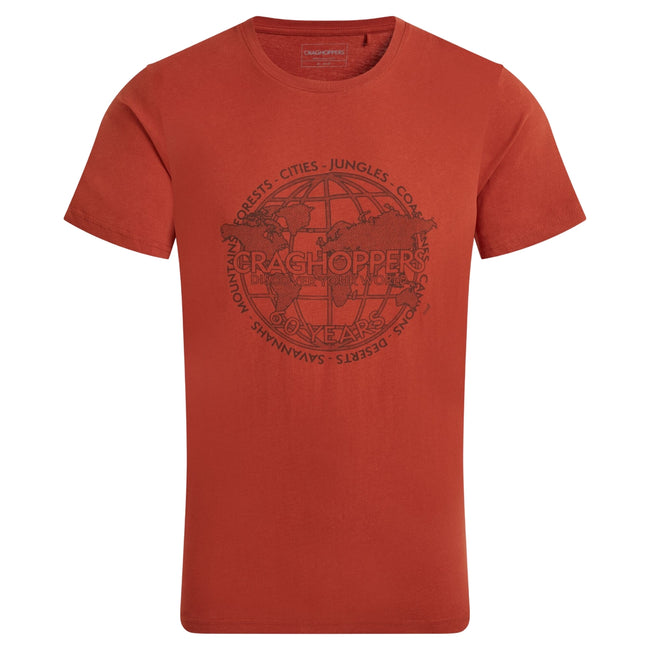 Red Beach - Front - Craghoppers Mens Lucent Back Print Short-Sleeved T-Shirt