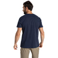 Blue Navy - Back - Craghoppers Mens Lucent Logo Short-Sleeved T-Shirt