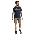 Blue Navy - Side - Craghoppers Mens Lucent Logo Short-Sleeved T-Shirt