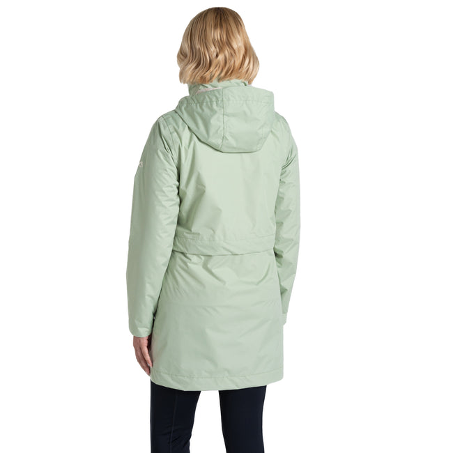Bud Green - Back - Craghoppers Womens-Ladies Ana Waterproof Jacket