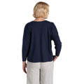 Blue Navy - Back - Craghoppers Womens-Ladies Emere NosiBotanical Long-Sleeved T-Shirt