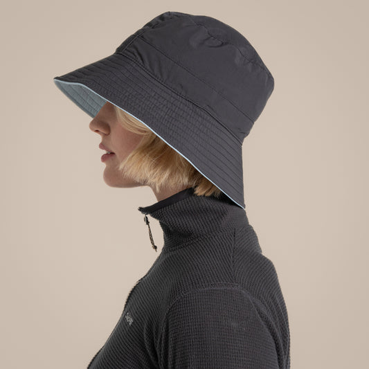 Black Pepper-Niagara Blue - Front - Craghoppers III Nosilife Bucket Hat