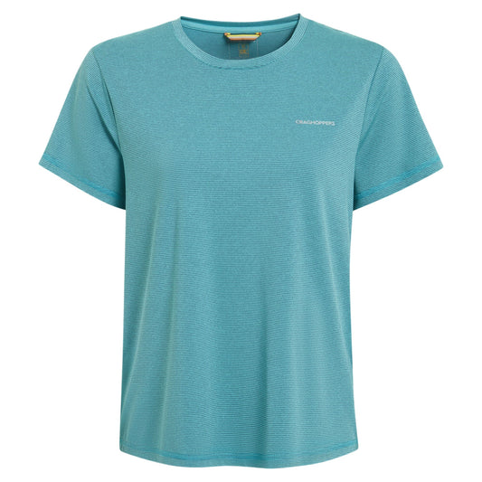 Glazed Aqua - Front - Craghoppers Womens-Ladies Ellie II Short-Sleeved T-Shirt