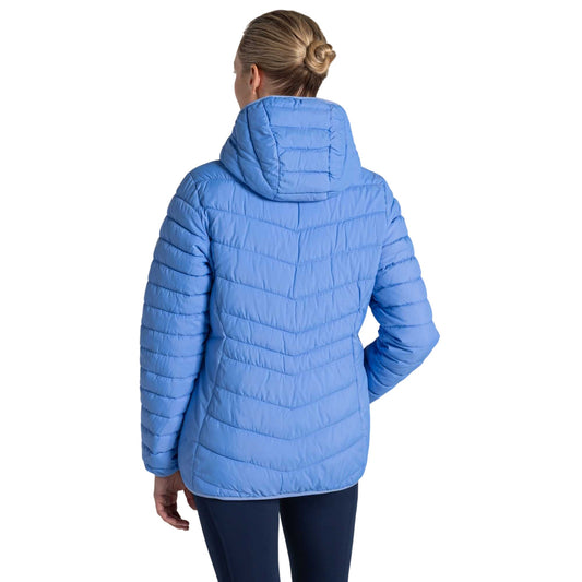 Blue Navy - Front - Craghoppers Womens-Ladies Compresslite IX Insulated Hooded Jacket