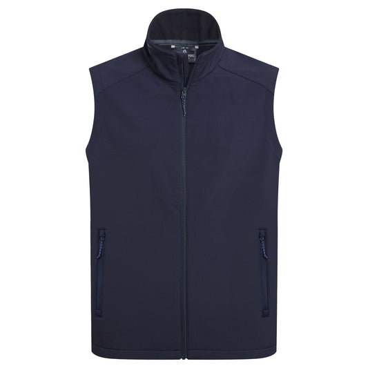 Dark Navy - Front - Craghoppers Mens Expert Basecamp II Softshell Gilet