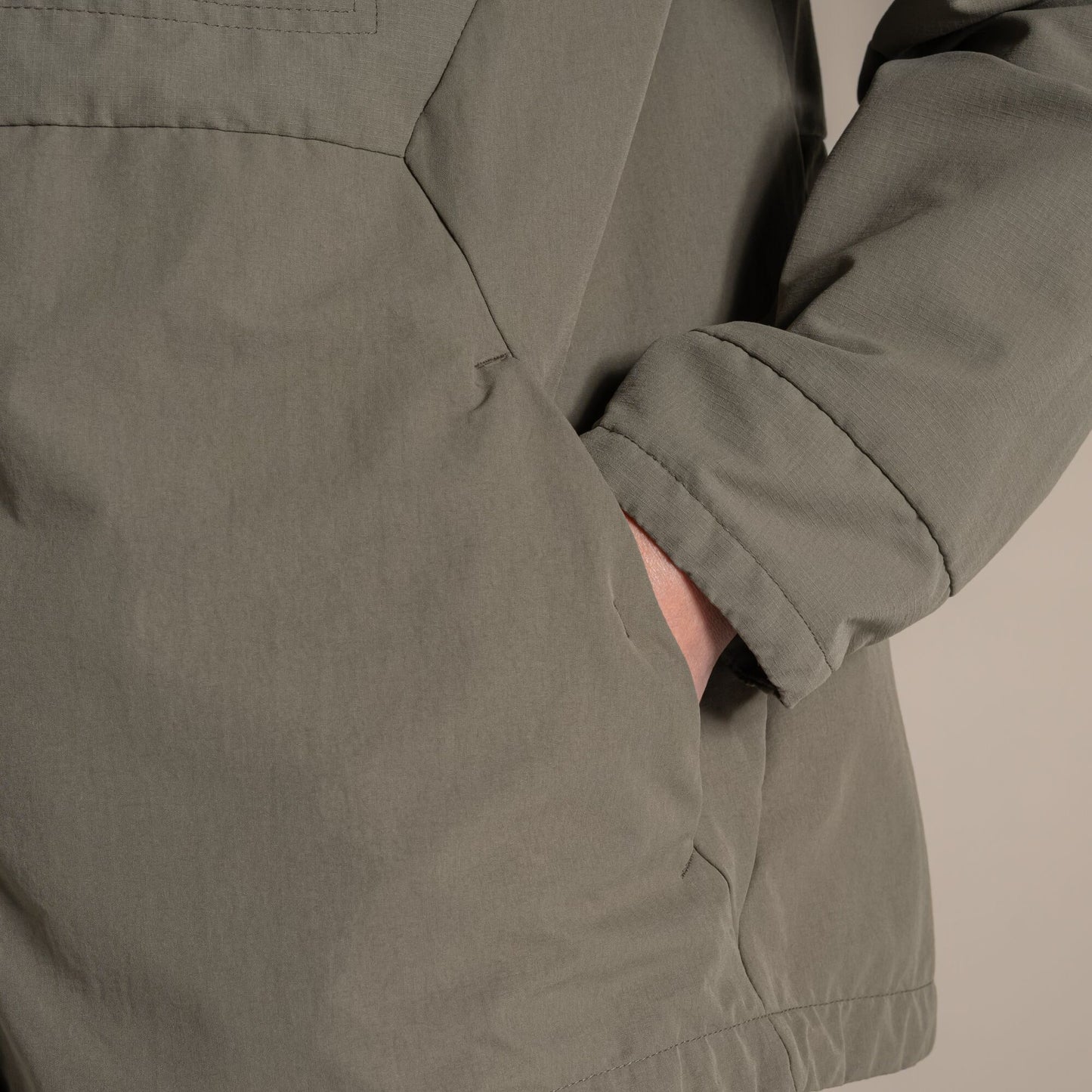 Wild Olive - Close up - Craghoppers Womens-Ladies Farah Nosilife Jacket