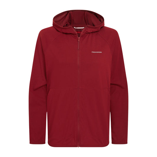 Riad Red - Front - Craghoppers Womens-Ladies Aya Nosilife Hooded Jacket