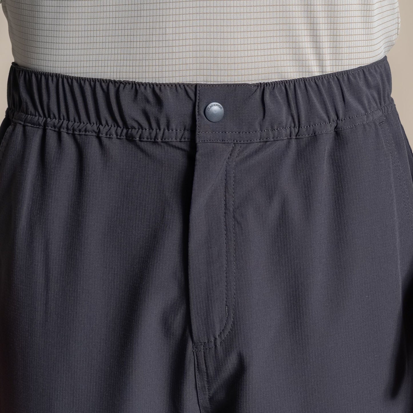 Dark Iron - Close up - Craghoppers Mens Socco Nosilife Trousers