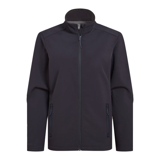 Dark Navy - Front - Craghoppers Womens-Ladies Expert Basecamp II Soft Shell Jacket