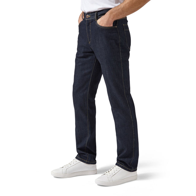 Indigo Denim - Back - Craghoppers Mens Bardsey Cordura Denim Jeans