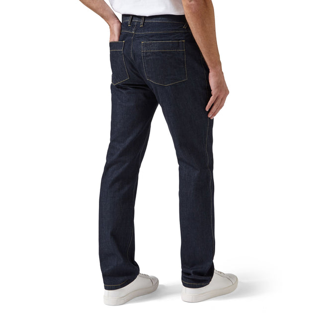 Indigo Denim - Side - Craghoppers Mens Bardsey Cordura Denim Jeans