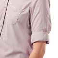 Brushed Lilac - Lifestyle - Craghoppers Womens NosiLife Bardo Long Sleeved Shirt