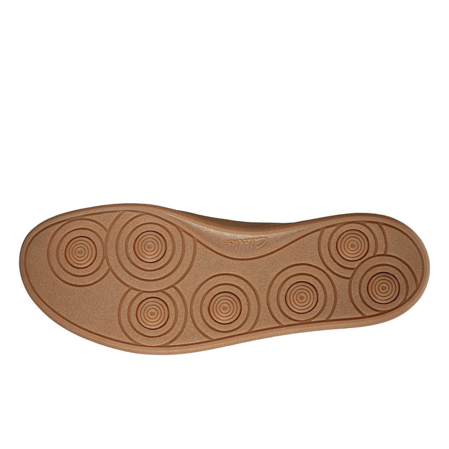 Dark Brown - Close up - Clarks Mens Oakland Craft Leather Shoes
