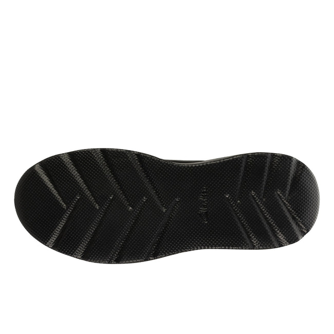 Black - Close up - Clarks Womens-Ladies Sprint Lite Lace Leather Trainers