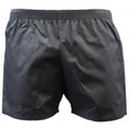 Black - Front - Carta Sport Unisex Adult Polycotton Football Shorts