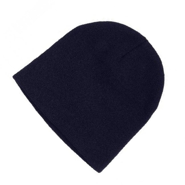 Navy - Side - Carta Sport Plain Beanie