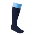 Navy-Sky Blue - Front - Carta Sport Childrens-Kids Euro Socks