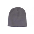 Grey - Front - Carta Sport Plain Beanie