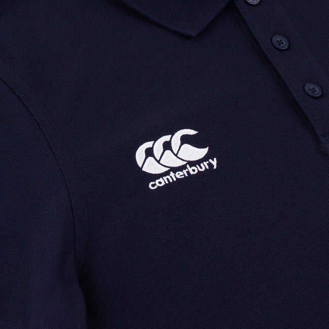 Navy - Side - Canterbury Mens Waimak Polo Shirt